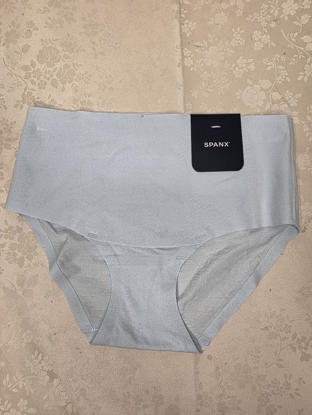 NWT SPANX® Supima® Cotton Light Compression Brief in Sky (XS)